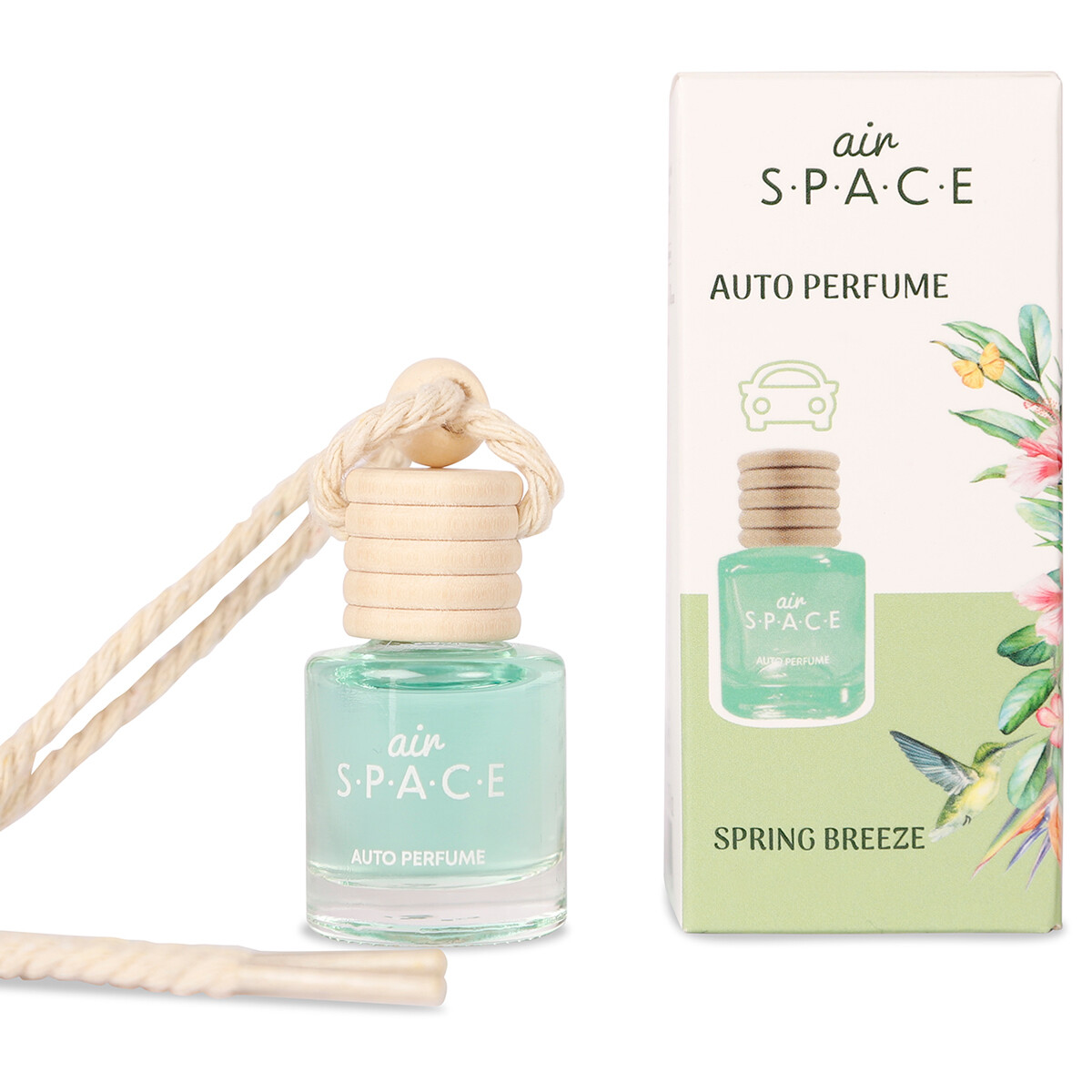 Air Space - Autoparfum - Autogeur - Auto Luchtverfrisser - Auto Geurverfrisser - Spring Breeze - 10ml