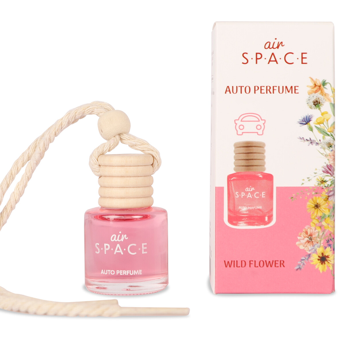 Air Space - Autoparfum - Autogeur - Auto Luchtverfrisser - Auto Geurverfrisser - Wildflower - 10ml