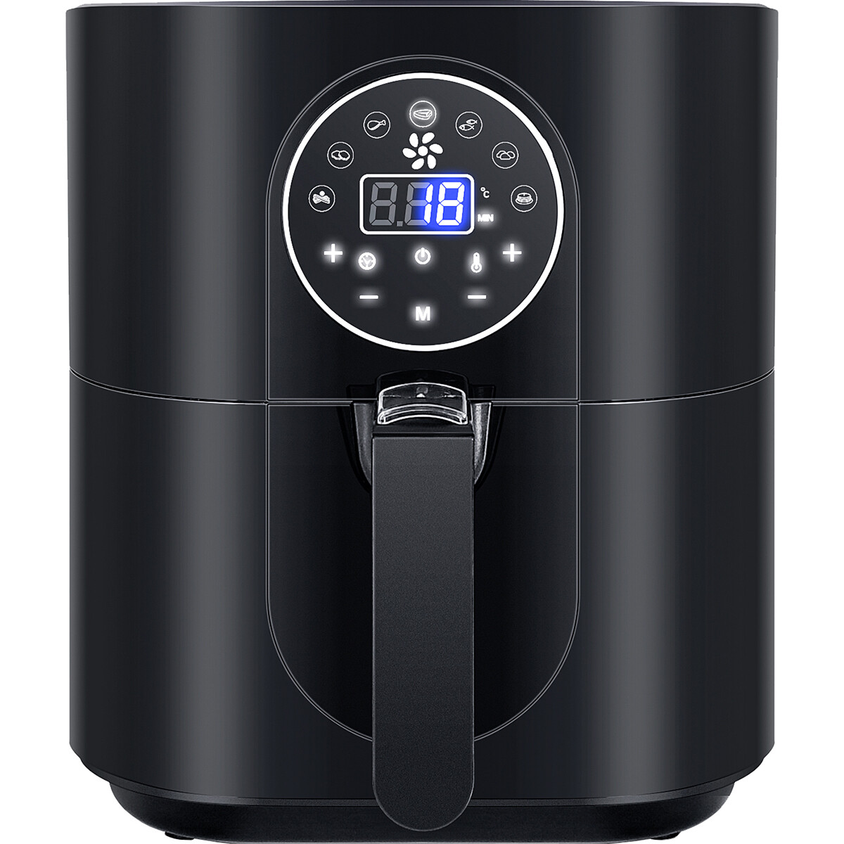 Airfryer - Aigi Kubito - Hetelucht Friteuse - Timer - 3.5 Liter - Zwart