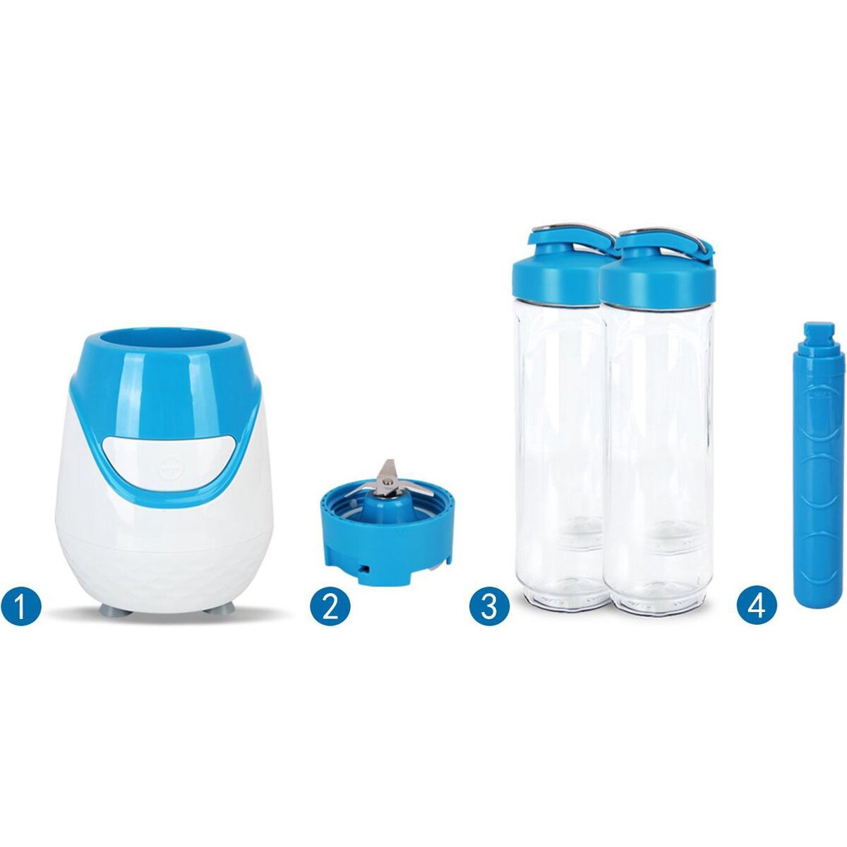 Blender - Aigi Birno - 0.6 Liter - 600 Watt - Blauw