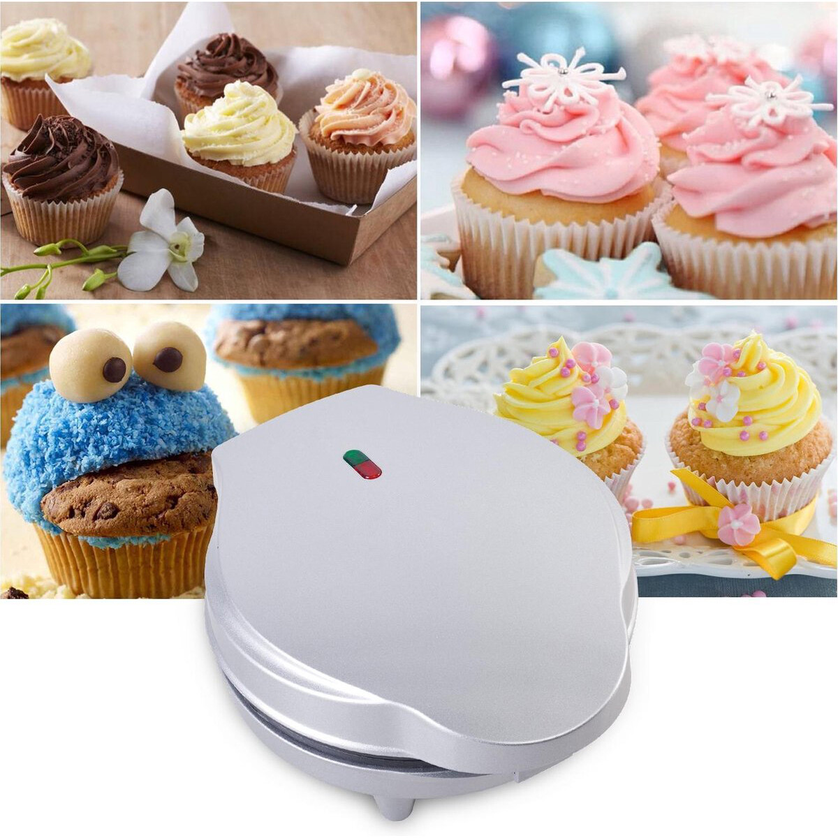 Cupcakemaker - Aigi Popy - Intelligente Heater - Zilver