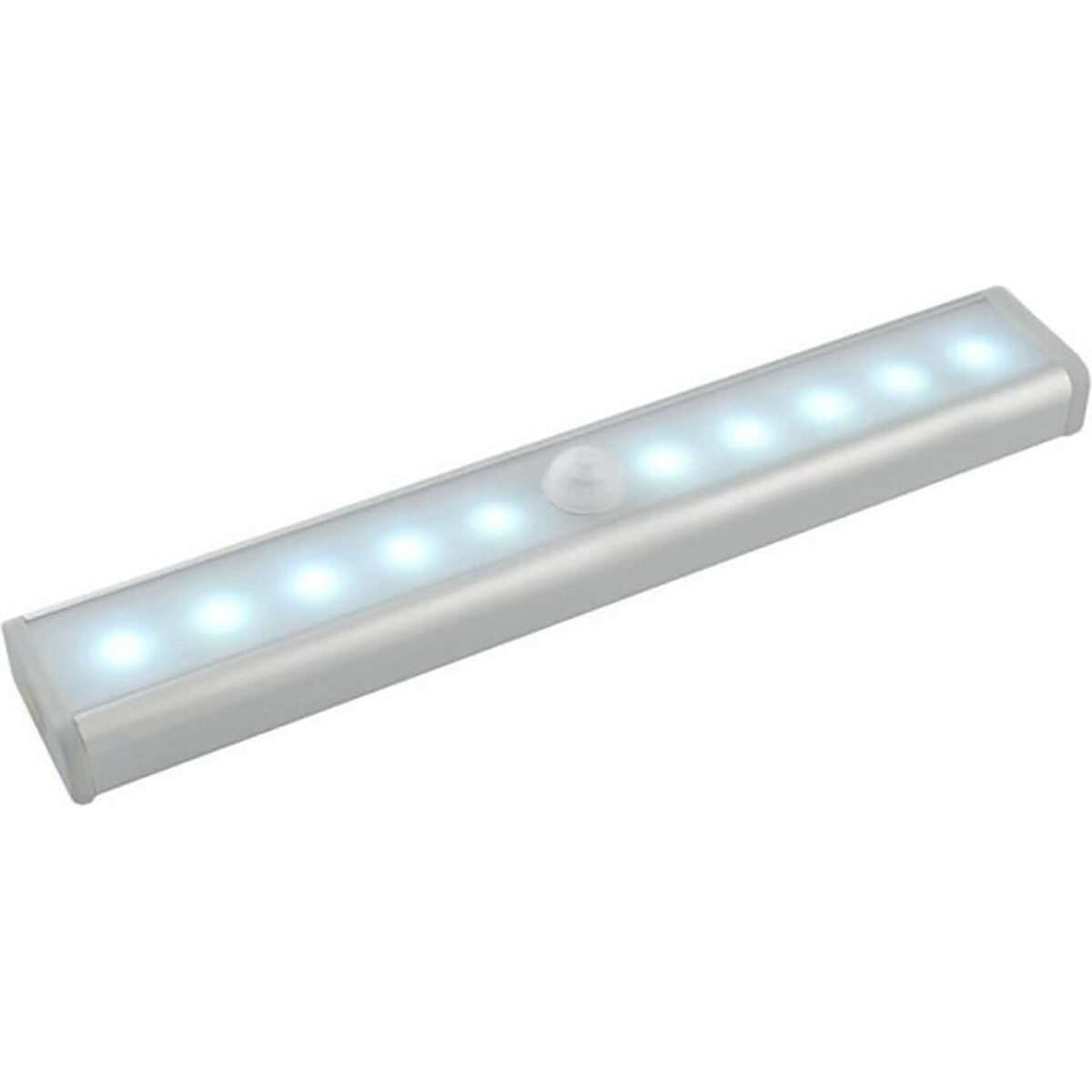 LED Balk met Bewegingssensor + Dag en Nacht Sensor op Batterijen - Maxozo Listy - LED Kastverlichting - Kastlamp met Sensor - 19cm BES LED