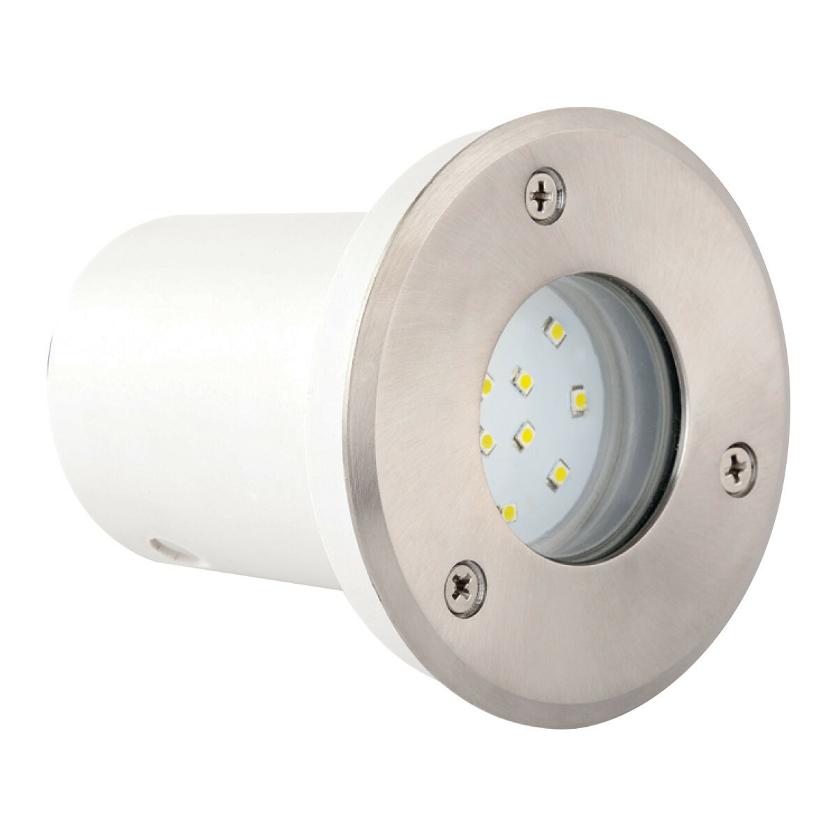 Ondergeschikt binair Flash LED Grondspot - Inbouw Rond 1.2W - Waterdicht IP67 - Wit - RVS - Ø95mm |  BES LED