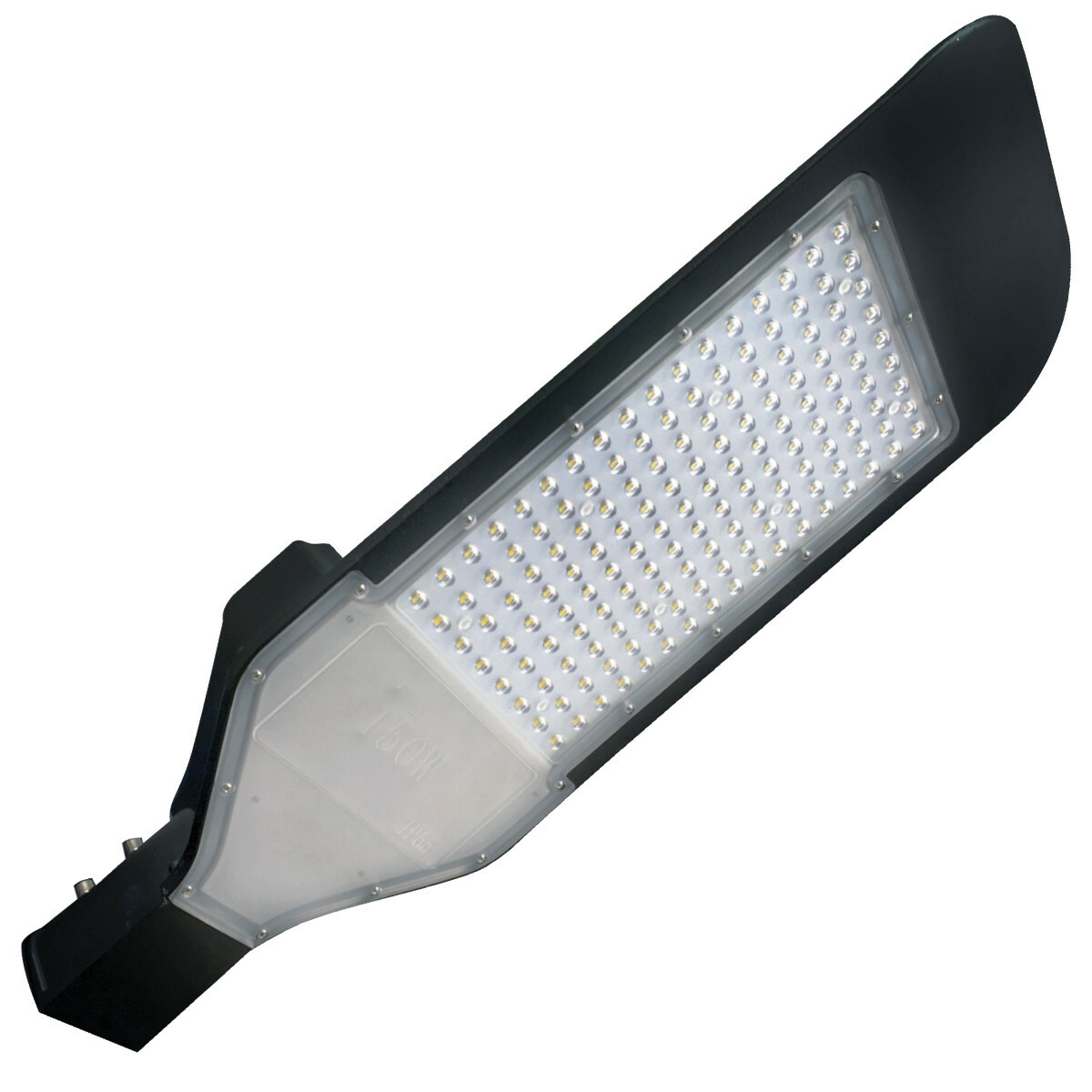 Ga lekker liggen Janice efficiënt LED Straatlamp - Straatverlichting - Orny - 150W - Helder/Koud Wit 6400K -  Waterdicht IP65 - Mat Zwart - Aluminium | BES LED