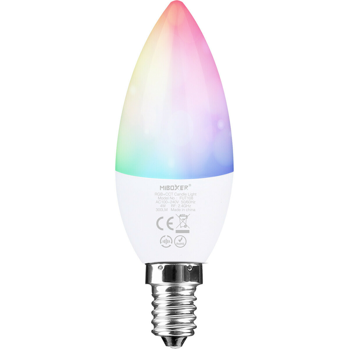 beloning Druif Groot Mi-Light MiBoxer - LED Lamp - Smart Kaarslamp - Wifi LED - Slimme LED - 4W  - E14 Fitting - RGB+CCT - Aanpasbare Kleur - Dimbaar | BES LED