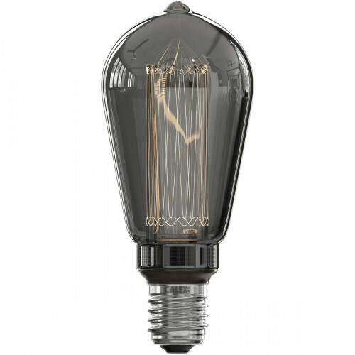 avontuur Keel Kapper CALEX - LED Lamp - Rustic ST64 - E27 Fitting - Dimbaar - 3W - Warm Wit  2000K - Rookkleur | BES LED
