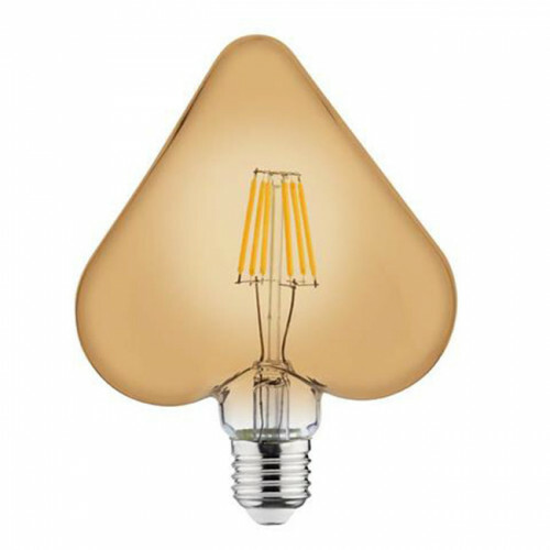 LED Lamp Filament Rustiek - Hart - Fitting - 6W - Warm Wit 2200K BES LED