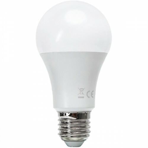 LED Lamp - Smart LED - Aigi Exona - Bulb A60 - 9W - E27 Fitting - Slimme LED - Wifi LED - RGB + Aanpasbare Kleur - Mat Wit - Glas