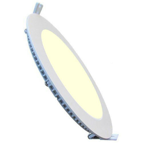 Glimlach Groenten Sijpelen LED Downlight Slim - Inbouw Rond 6W - Dimbaar - Warm Wit 3000K - Mat Wit  Aluminium - Ø120mm | BES LED
