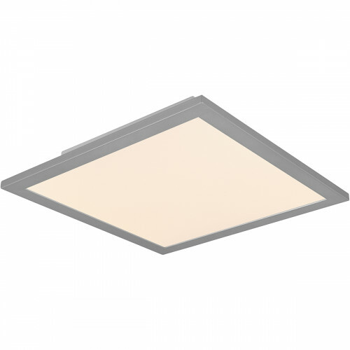 LED Plafondlamp - Plafondverlichting - Trion Alina - 13.5W - Warm Wit 3000K - Mat Titaan - Aluminium - 30cm