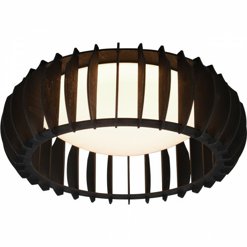 LED Plafondlamp - Plafondverlichting - Trion Manto - 16.5W - Warm Wit 3000K - Dimbaar - Rond - Mat Zwart - Kunststof