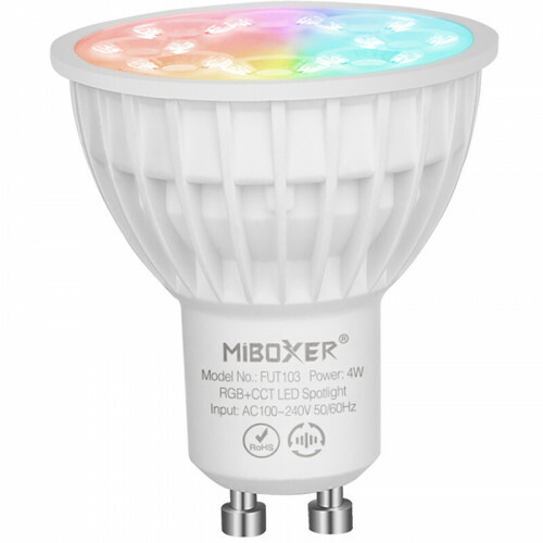 sla motor capaciteit Mi-Light MiBoxer - LED Spot - Smart LED - Wifi LED - Slimme LED - 4W - GU10  Fitting - RGB+CCT - Aanpasbare Kleur - Dimbaar | BES LED