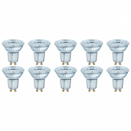 LEDVANCE - LED Spot 10 Pack - Parathom PAR16 930 36D - GU10 Fitting - Dimbaar - 5.5W - Warm Wit 3000K | Vervangt 50W