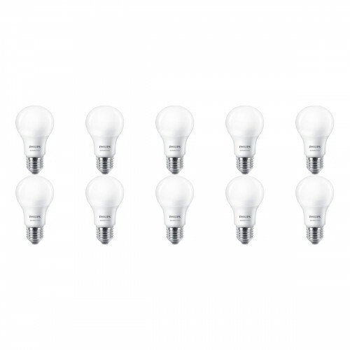 PHILIPS - LED Lamp 10 Pack - SceneSwitch 827 A60 - E27 Fitting - Dimbaar - 2W-8W - Warm Wit 2200K-2700K | Vervangt 60W