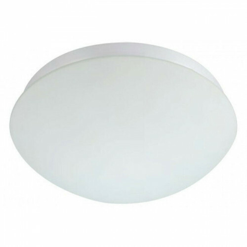 LED Plafondlamp met Bewegingssensor - 360° Sensor - E27 Fitting - Mat Wit - Melkglas - Philips - CorePro LEDbulb 827 A60 - 8W - Warm Wit 2700K