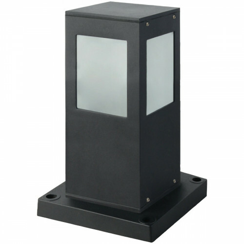 LED Tuinverlichting - Staande Buitenlamp - Kavy 3 - E27 Fitting - Vierkant - Aluminium - Philips - CorePro LEDbulb 827 A60 - 5.5W - Warm Wit 2700K