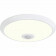 LED Plafondlamp met Sensor + Dag en Nacht Sensor - Kozolux Crimpy - 20W 1500lm - Natuurlijk Wit 4200K - Opbouw - Rond - Wit