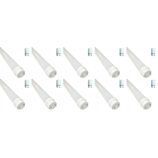 optillen koolstof fluit Voordeelpak LED TL Buis T8 met Starter 10 Pack - 120cm 16W - Helder/Koud  Wit 6400K | BES LED