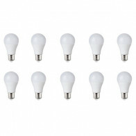 LED Lamp 10 Pack - E27 Fitting - 5W - Helder/Koud Wit 6400K