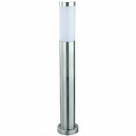 LED Tuinverlichting - Staande Buitenlamp - Laurea 5 - E27 Fitting - Rond - RVS - Philips - CorePro LEDbulb 827 A60 - 5.5W - Warm Wit 2700K