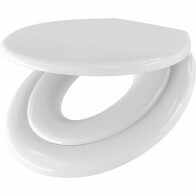WC Bril met Verkleiner - Toiletbril met Kinderzitting - Velvalux Naresa - Toiletbril Family - Kinder Toiletzitting - Softclose - Quickrelease - Afklikbaar - Wit