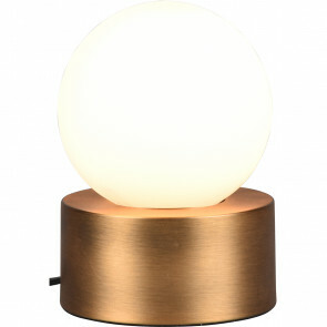 LED Bureaulamp - Tafelverlichting - Trion Celda - E14 Fitting - Rond - Oud Brons - Aluminium