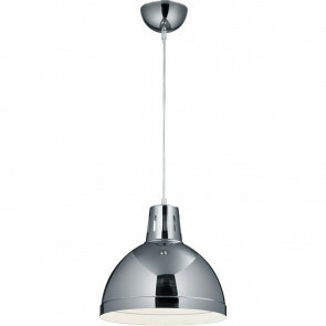 LED Hanglamp - Hangverlichting - Trion Sicano - E27 Fitting - Rond - Mat Chroom - Aluminium
