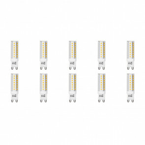 LED Lamp 10 Pack - Aigi - G9 Fitting - 4.8W - Warm Wit 3000K | Vervangt 40W