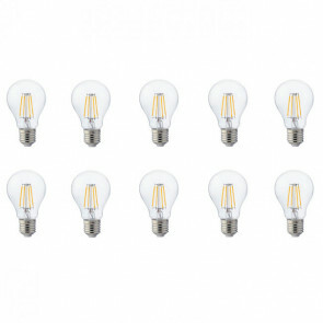 LED Lamp 10 Pack - Filament - E27 Fitting - 8W - Natuurlijk Wit 4200K