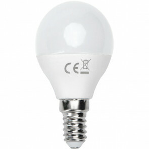 LED Lamp - Smart LED - Aigi Kiyona - Bulb G45 - 7W - E14 Fitting - Slimme LED - Wifi LED - Aanpasbare Kleur - Mat Wit - Glas
