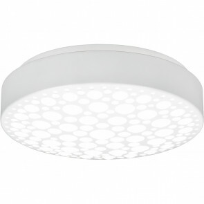 LED Plafondlamp - Plafondverlichting - Trion Carol - 11W - Natuurlijk Wit 4000K - Rond - Mat Wit - Kunststof