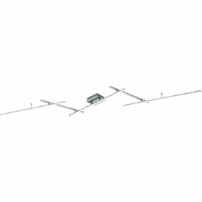 LED Plafondlamp - Trion Ardino - 22W - Aanpasbare Kleur - Dimbaar - Afstandsbediening - Rechthoek - Mat Nikkel - Aluminium