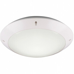 LED Plafondlamp - Trion Camiro - Opbouw Rond - Waterdicht IP54 - E27 Fitting - Mat Wit - Kunststof