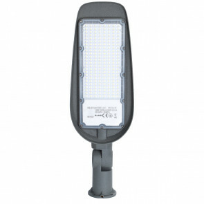 LED Straatlamp - Aigi Animo - 150W - Helder/Koud Wit 6500K - Waterdicht IP65 - Mat Grijs - Aluminium