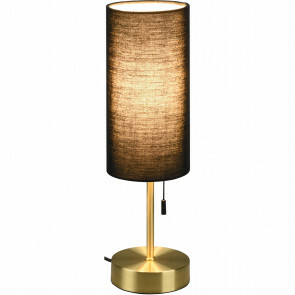 LED Tafellamp - Tafelverlichting - Trion Jordy - E27 Fitting - Rond - Mat Goud - Aluminium