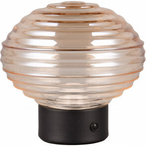 LED Tafellamp - Trion Rali - 1.5W - Warm Wit 3000K - Oplaadbare batterijen - Ovaal - Mat Zwart - Metaal 1
