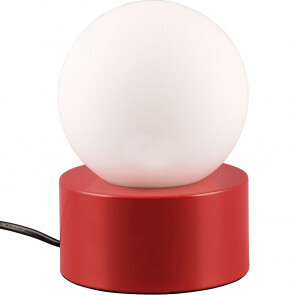 LED Tafellamp - Trion Stenu - E14 Fitting - 1 lichtpunt - Max 25W - Rood - Metaal 1