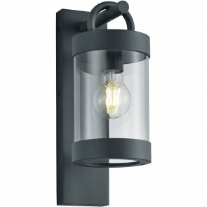 LED Tuinverlichting - Tuinlamp - Semby - Wand - Lichtsensor - E27 Fitting - Mat Zwart - Aluminium