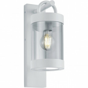 LED Tuinverlichting - Tuinlamp - Trion Semby - Wand - Lichtsensor - E27 Fitting - Mat Wit - Aluminium