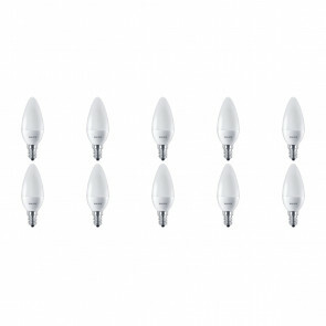 PHILIPS - LED Lamp 10 Pack - CorePro Candle 827 B38 FR - E14 Fitting - 7W - Warm Wit 2700K | Vervangt 60W