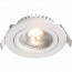 EcoDim - LED Spot - Inbouwspot - ED-10028 - 5W - Waterdicht IP54 - Dimbaar - Warm Wit 2700K - Mat Wit - Aluminium - Rond - Kantelbaar 3