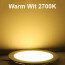LED Downlight Slim 6 Pack - Inbouw Rond 12W - Warm Wit 2700K - Mat Wit Aluminium - Ø170mm 8
