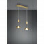 LED Hanglamp - Hangverlichting - Trion Franco - 14.4W - 2-lichts - Warm Wit 3000K - Rond - Mat Goud - Aluminium 11