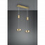 LED Hanglamp - Hangverlichting - Trion Franco - 14.4W - 2-lichts - Warm Wit 3000K - Rond - Mat Goud - Aluminium 13