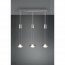 LED Hanglamp - Hangverlichting - Trion Franco - 21.6W - 3-lichts - Warm Wit 3000K - Rond - Mat Nikkel - Aluminium 10