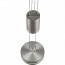 LED Hanglamp - Hangverlichting - Trion Franco - 7.2W - 1-lichts - Warm Wit 3000K - Rond - Mat Nikkel - Aluminium 3