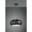 LED Hanglamp - Hangverlichting - Trion Zanda - E27 Fitting - 3-lichts - Rond - Mat Zwart - Aluminium 3
