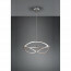 LED Hanglamp - Trion Charis - 42W - Warm Wit 3000K - Dimbaar - Rond - Mat Nikkel - Aluminium 3