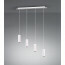 LED Hanglamp - Trion Mary - GU10 Fitting - 4-lichts - Rechthoek - Mat Wit - Aluminium 12