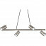 LED Hanglamp - Trion Milona - GU10 Fitting - 4-lichts - Rond - Mat Nikkel - Aluminium 7